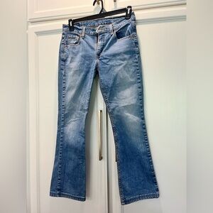 Vintage Levi's Blue Bootcut Jeans. Size Misses 8